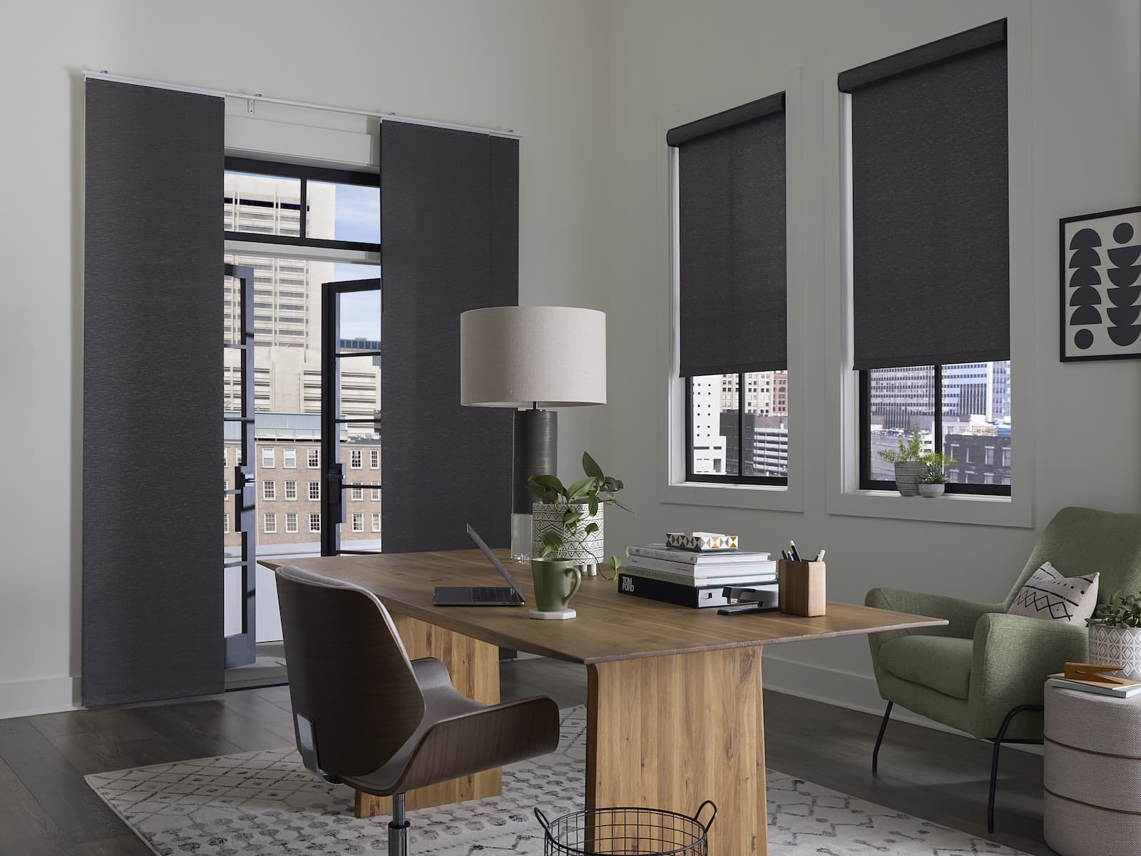 Panel Track Shades